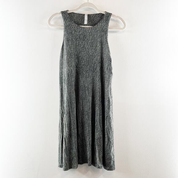 Athleta Santorini Thera Printed Mini Tank Dress Mojave Laurel Olive Green MP - Picture 3 of 7